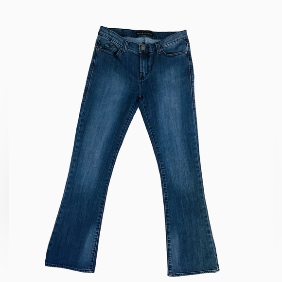 Rock & Republic Sz:10m Kassandra Flap Pockets Blue Jeans - Picture 3 of 6